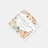 秋ベビーシャワーリトルカボチャ スタンダードカクテルナプキン (角)