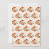 秋ベビーシャワーリトルカボチャ 招待状 (裏面)