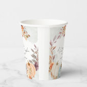 秋ベビーシャワーリトルカボチャ 紙コップ (右)