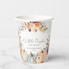 秋ベビーシャワーリトルカボチャ 紙コップ