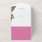 秋ベビーシャワー招待状ガール オールインワン招待状 (外側)