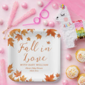 秋ベビーシャワー ペーパープレート (パーティー)