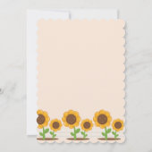 秋ベビーシャワー(感謝) 招待状 (裏面)