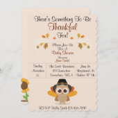 秋ベビーシャワー(感謝) 招待状 (正面/裏面)