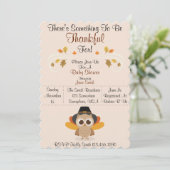 秋ベビーシャワー(感謝) 招待状 (スタンド正面)