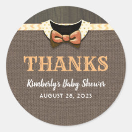 秋ベビースワ感謝していー ラウンドシール