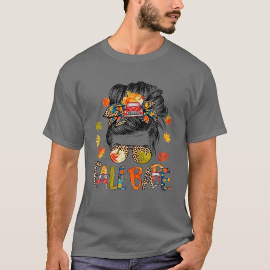 秋ベ秋マ賛美ムメッシブンヒョウ感謝していョ Tシャツ (正面)