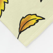 秋ペンブロークウェルシュコーギー(赤1)カボチャかわいい フリースブランケット (角)