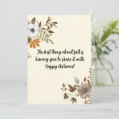 秋ホリデーカード サンキューカード (スタンド正面)