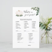 秋ホワイトカボチャあなたの財布のゲームの中に何がある (スタンド正面)