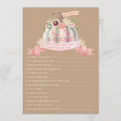 秋ホワイトカボチャ赤ちゃんシャワーゲストゲームを見つける メニュー (正面)