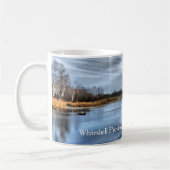秋ホワイトシェルリバーコーヒーマグ コーヒーマグカップ (左)