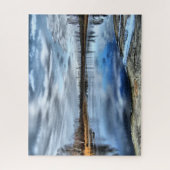 秋ホワイトシェル川 ジグソーパズル (縦)