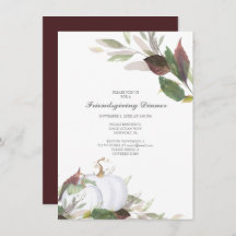 秋ホワイトパンプキンフレンズ与えズディナー