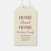秋ホームスイートホームオープンハウス引っ越し祝いパーティー ギフトタグ (正面)