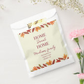 秋ホームスイートホームオープンハウス引っ越し祝いパーティー フェイバーバッグ (封をした状態)