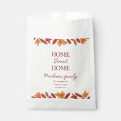 秋ホームスイートホームオープンハウス引っ越し祝いパーティー フェイバーバッグ (正面)