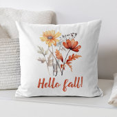 秋ホームデコールエレガントフローラワイルドフラワー クッション