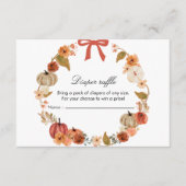 秋ボウボホーカンプキンバビシャワーエンクロージャカード エンクロージャーカード (正面)