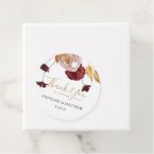 秋ボタニカルほこり結婚バラの感謝の好意 フェイバータグ (インサイチュ)