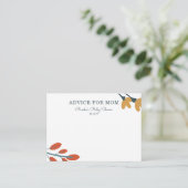 秋ボタニカルママアドバイスカード アドバイスカード (スタンド正面)