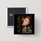 秋ボタン 缶バッジ (正面&裏面)