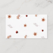 秋ボホオムツラッフルカード エンクロージャーカード (裏面)