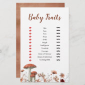 秋ボホキノコフローラベビー特性ゲーム (正面/裏面)