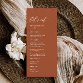 秋ボホテラコッタ結婚ズ メニュー