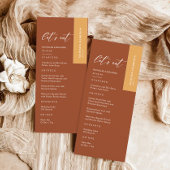 秋ボホテラコッタ結婚ズ メニュー