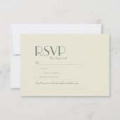 秋ボホデコ |クリー結婚ムの曲要求 出欠カード (正面)