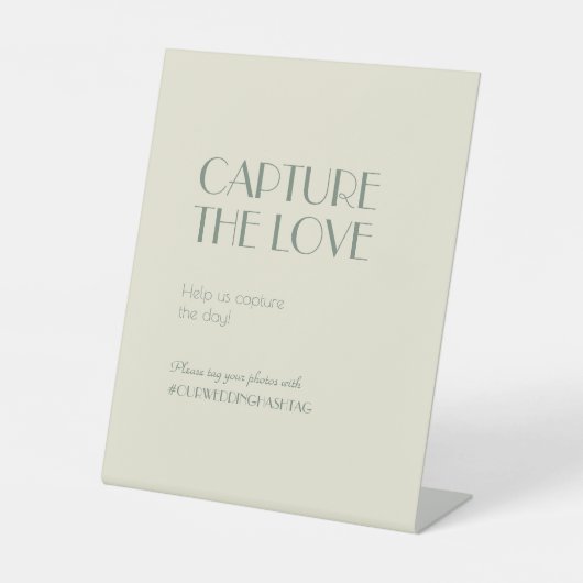 秋ボホデコ | Cream Capture the Love 台座サイン (正面)