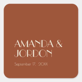 秋ボホデコ | Rustのシ結婚ールシール スクエアシール