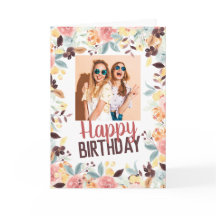 秋ボホフローラハッピーバースデー写真