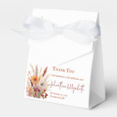 秋ボホフローラ結婚ズ |白 フェイバーボックス (正面サイド)