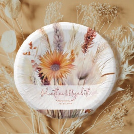 秋ボホフローラ結婚ズ |白 ペーパーボウル