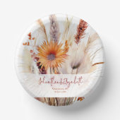 秋ボホフローラ結婚ズ |白 ペーパーボウル (正面)