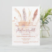 秋ボホフローラ結婚ズ |白 招待状 (スタンド正面)