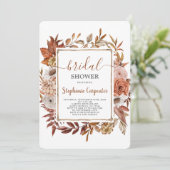 秋ボホブライダルシャワー招待 招待状 (スタンド正面)