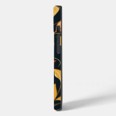 秋ボホブロワーズブラックオレンジカスタム色の電話ケース Case-Mate iPhoneケース (裏面 / 左)