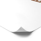 秋ボホベイビーシャワーウェルカムサイン ポスター (角)