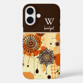 秋ボホマンダラウォーム自然フローラ Case-Mate iPhoneケース (裏面)