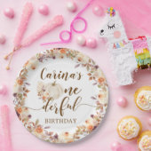 秋ボホ素朴パンプキンオンダーフル紙プレート ペーパープレート (パーティー)