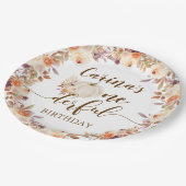 秋ボホ素朴パンプキンオンダーフル紙プレート ペーパープレート (アングル)