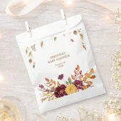 秋ボホ素朴赤ちゃんシャワー フェイバーバッグ (クリップ留めされた状態)