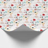 秋ボホ葉秋フォレストウォーター色 ラッピングペーパー (角)