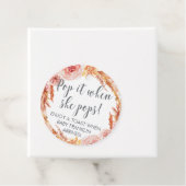 秋ポップ・アートの時にポップメッセージカード フェイバータグ (インサイチュ)