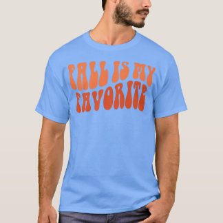 秋マイハローお気に入りの秋ビーブスパンプキ感謝していン Tシャツ