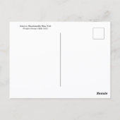 秋マウンテンビルNYウィンスローホーマー ポストカード (裏面)