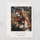 秋マウンテンフォト結婚ズ セーブザデート (裏面)